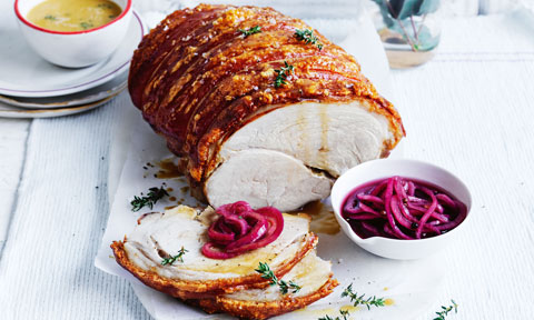 Roast pork crackling